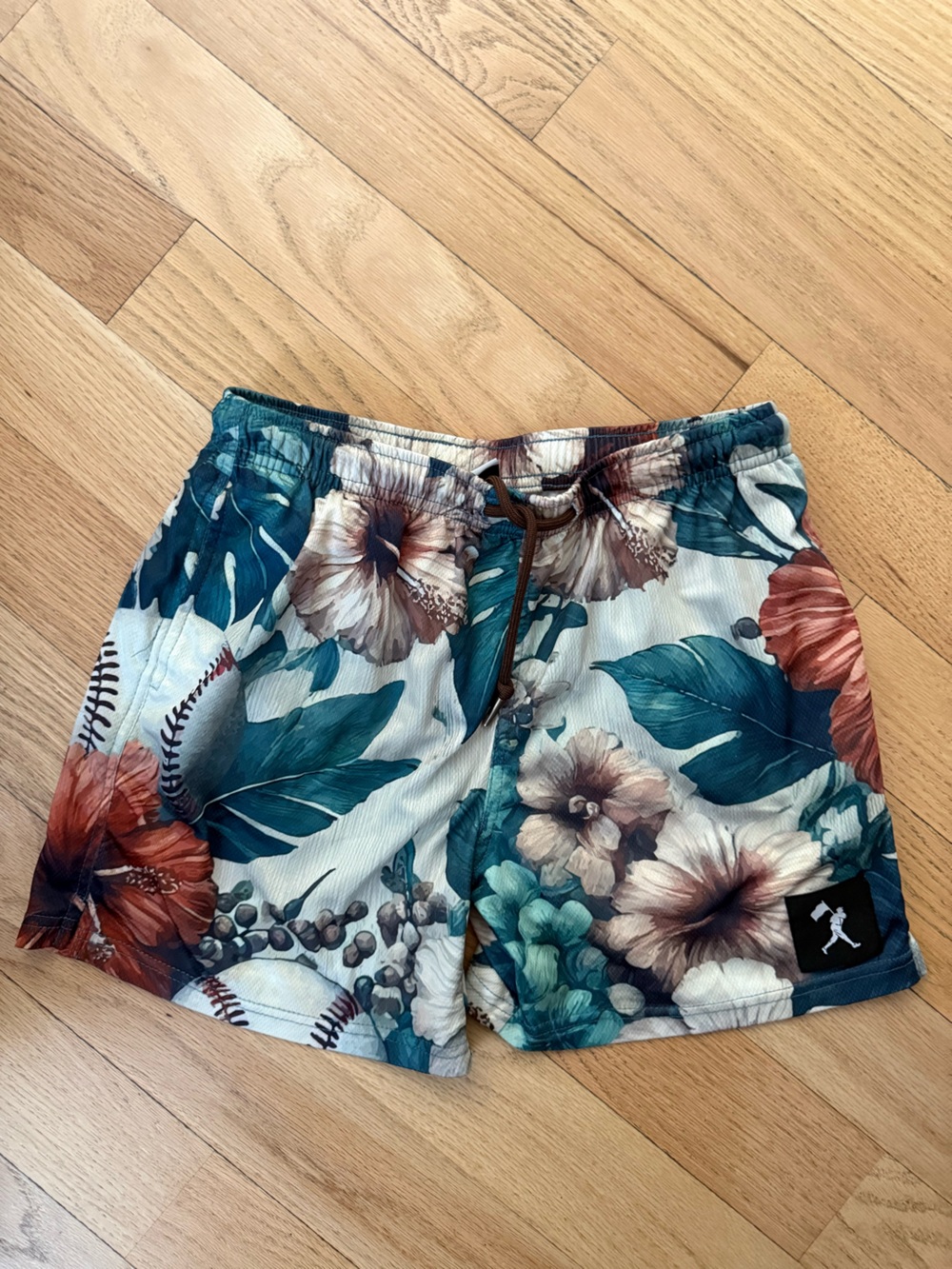 Baseballism Floral Shorts